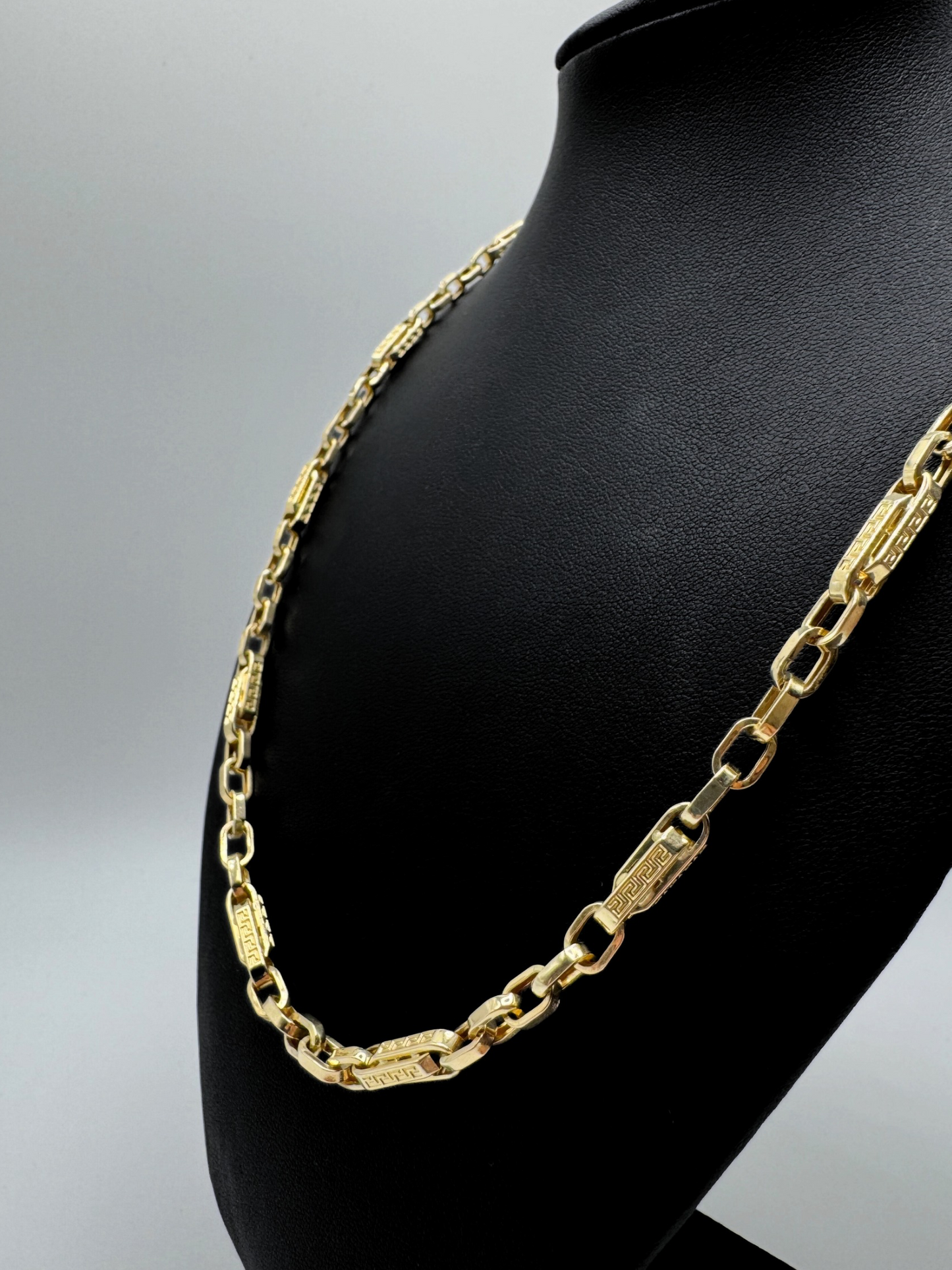 14k Gold Herren-Kette - 585er Gold 17.45g - Stilvolle Männer-Halskette