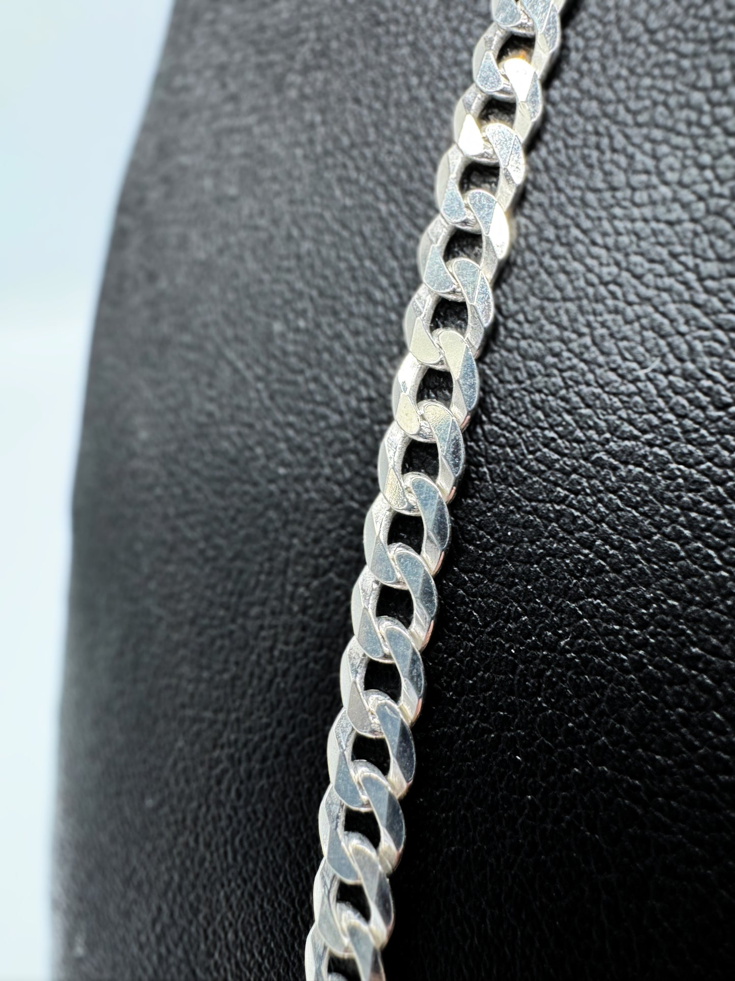 Panzerkette | Silber Halskette | 925er Sterling Silber | 55cm