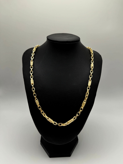 14k Gold Herren-Kette - 585er Gold 17.45g - Stilvolle Männer-Halskette